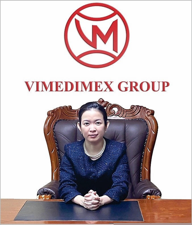 Thạc sĩ, bác sĩ Trần Mỹ Linh - Tổng giám đốc Công ty cổ phần y dược phẩm Vimedimex, kiêm chủ tịch HĐQT công ty TNHH MTV Vimedimex Bình Dương