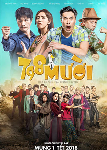 "798Mười" công chiếu vào ngày 16/2. Nội dung phim xoay quanh nhân vật Tám Bánh Tiêu bị mất người yêu vào tay một trùm giang hồ nên phải lôi người anh họ tên Mười Mù vào cuộc.