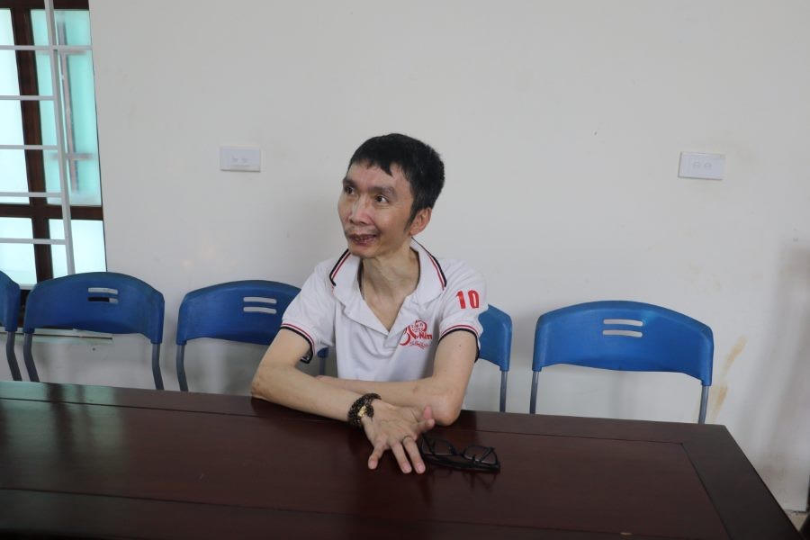 Đối tượng cầm đầu đường dây tại Việt Nam Nguyễn Đức Vinh - Ảnh Công an Nghệ An.