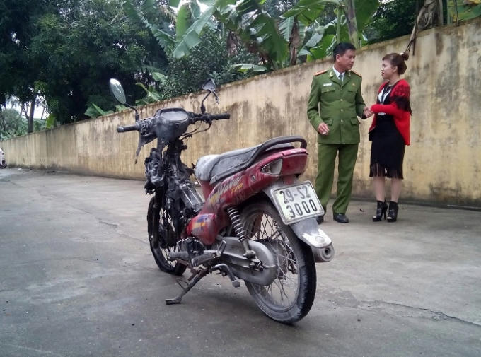 Thượng tá Nguyễn Minh Quang, Phó trưởng Công an thành phố Thái Bình mô tả lại sự việc.