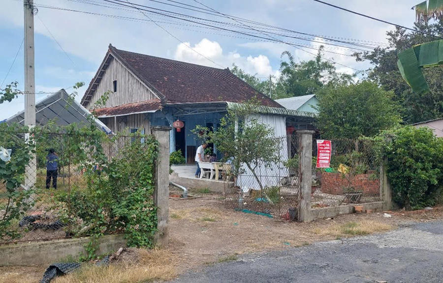 Ngôi nhà - hiện trường xảy ra vụ án