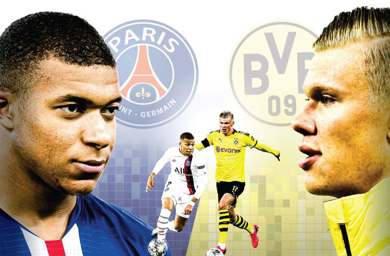 Haaland và Mbappe.
