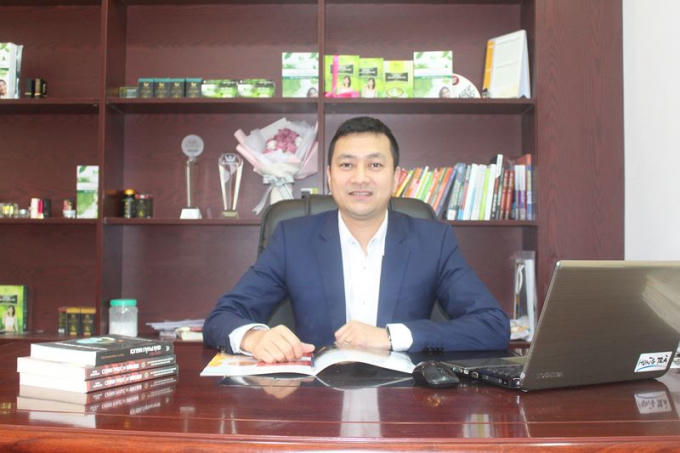 Ông Bùi Huy Hùng, Chủ tịch HĐQT Công ty trà Sương Mai.