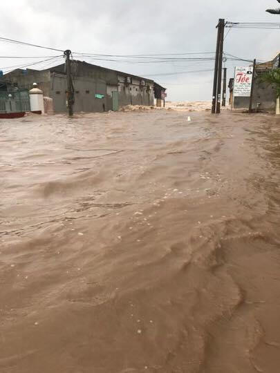 Nam Định: Ảnh hưởng bão số 10, một số huyện bị cô lập do mưa lớn