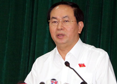 Chủ tịch nước khẳng định bất kể ai, tổ chức nào liên quan đến việc gây ra sự cố Formosa đều sẽ bị xử lý nghiêm. Ảnh: Hữu Công