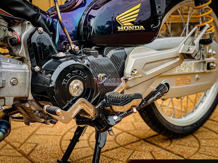 Honda Super Cub 81 độ “thập cẩm” cực chất của dân chơi Bình Phước