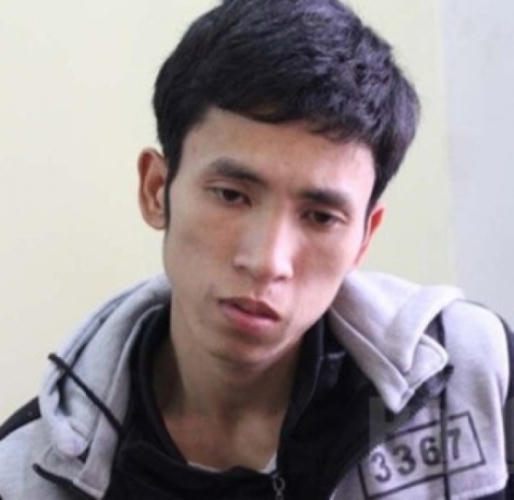 Đối tượng Ngọc tại cơ quan chức năng.