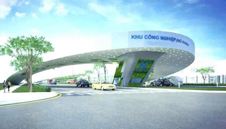 Phối cảnh Khu công nghiệp Phú Xuân sắp được xây dựng tại Đắk Lắk. Ảnh: Khả Lê Báo Đắk Lắk