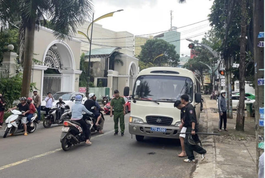 Nhà nghỉ 22 Thống Nhất bị lực lượng Công an ập vào lúc rạng sáng 15/9. Ảnh: V.N