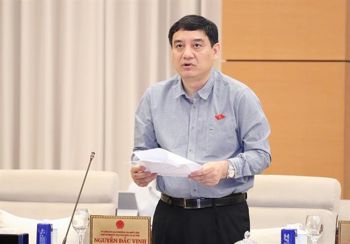 Chủ nhiệm Ủy ban Văn hóa và Xã hội Nguyễn Đắc Vinh. (Ảnh: MOET)