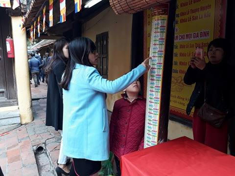 Dâng sao giải hạn là nghi lễ chính tại chùa Phúc Khánh dịp đầu năm nay.