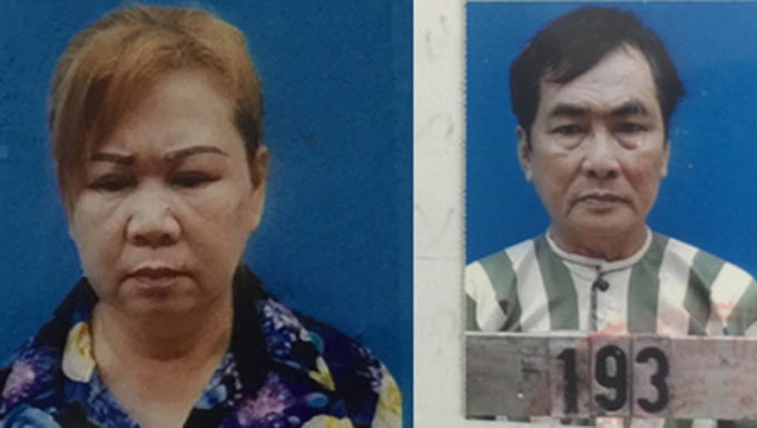 Đối tượng Trần Văn Sen và Nguyễn Thị Thu Hằng.