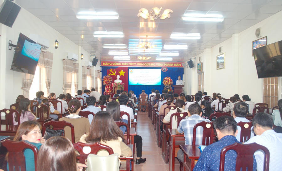 Quang cảnh Hội nghị tập huấn.