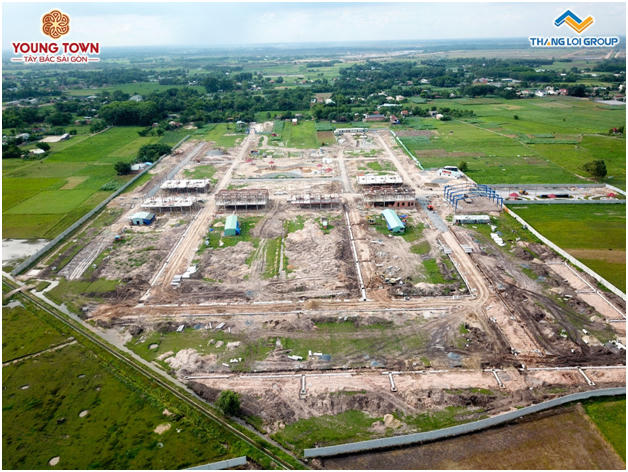 Toàn cảnh dự án Young Town Tây Bắc Sài Gòn.