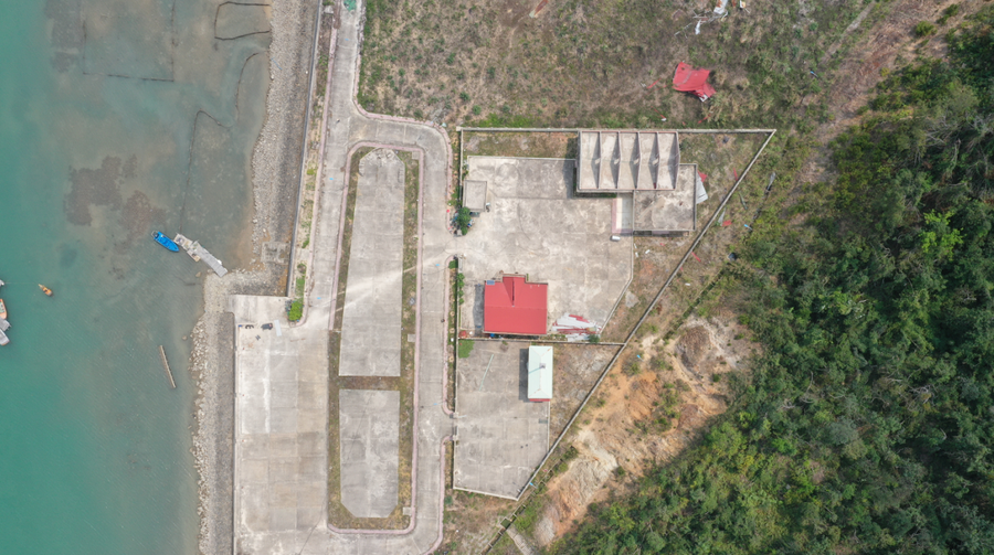 Toàn cảnh Dự án dự án bị bỏ hoang khi nhìn từ trên cao