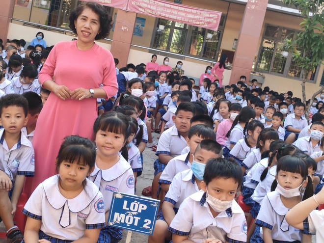 Cô Huỳnh Thị Thanh Phương trong năm học trước.