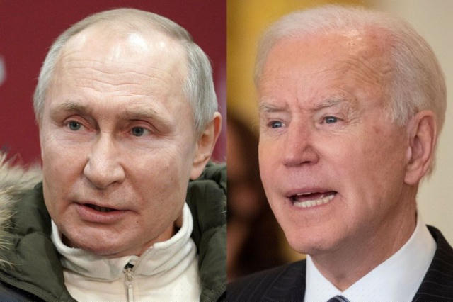 Tổng thống Nga Vladimir Putin (trái) và Tổng thống Mỹ Joe Biden (Ảnh: Reuters).