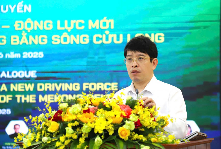 PGS.TS Nguyễn Đình Thọ - Phó Viện trưởng Viện Chiến lược, Chính sách Nông nghiệp và Môi trường phát biểu tại buổi Tọa đàm