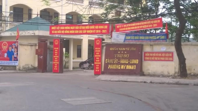 Trụ sở Đảng uỷ - HĐND - UBND phường Mỹ Đình 1.