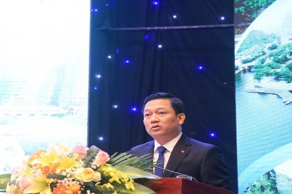 Ông Nguyễn Cao Sơn, Phó Chủ tịch UBND tỉnh Ninh Bình phát biểu khai mạc Hội thảo.