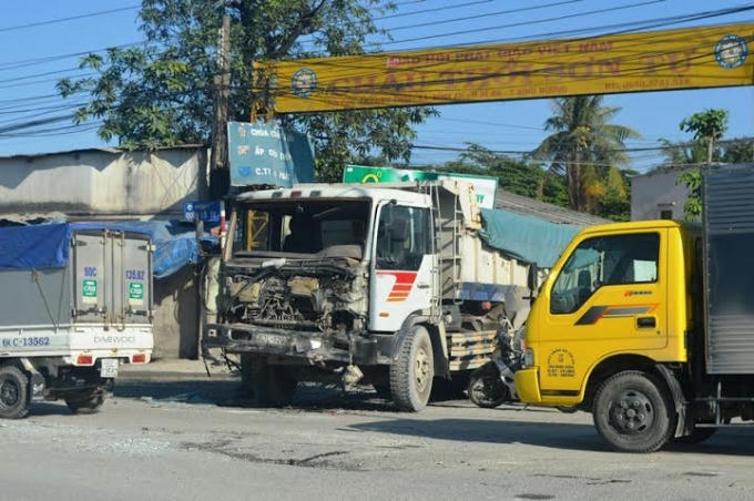 Vị trí nơi xảy ra vụ tại nạn.