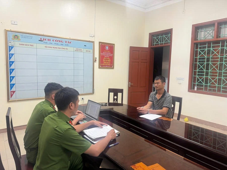 Khởi tố bị can và ra lệnh tạm giam đối với Nguyễn Văn Hòa - Ảnh Công an Nghệ An.