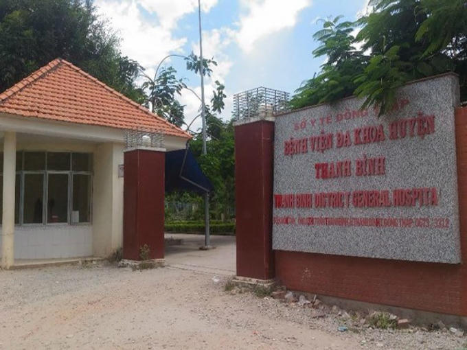 BV đa khoa huyện Thanh Bình. (Ảnh: báo Pháp luật TP HCM)