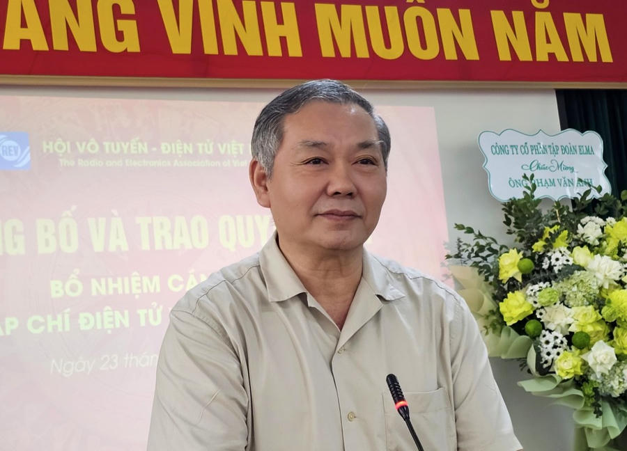 TS. Trần Đức Lai, Chủ tịch REV phát biểu,