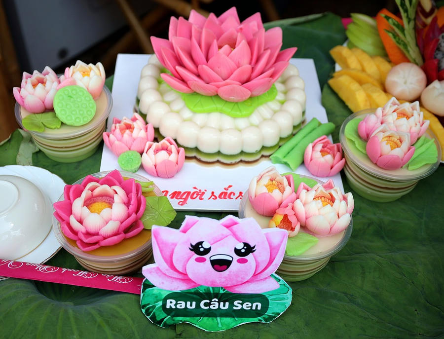 Rau câu sen.