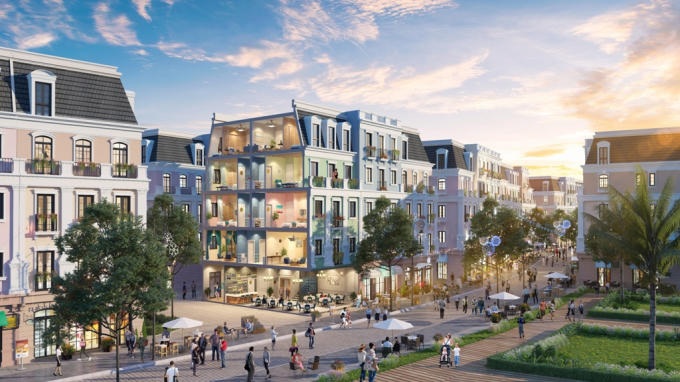 Thiết kế tinh tế của Shophouse Melodia phù hợp với mọi loại hình kinh doanh du lịch.
