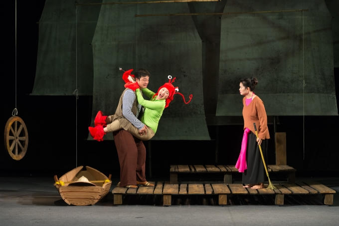 Nhiều gương mặt nghệ sĩ nổi tiếng của Nhà hát Tuổi trẻ góp mặt trong vở kịch thú vị này