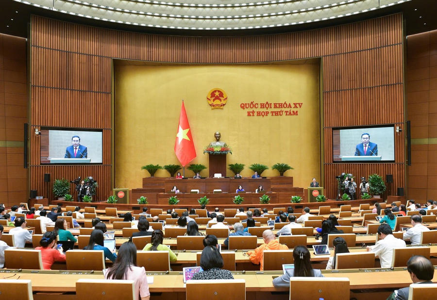 Quang cảnh phiên chất vấn và trả lời chất vấn (Nguồn: quochoi.vn)