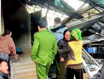 Hình ảnh hiện trường vụ tai nạn