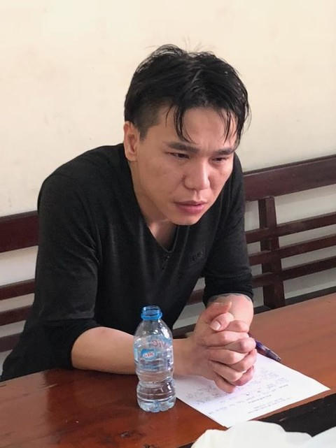 Châu Việt Cường tại cơ quan điều tra.