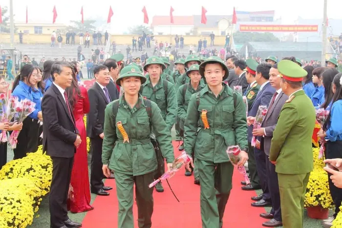 Tưng bừng ngày hội tòng quân tại các địa phương trên cả nước