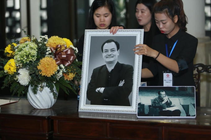 Sau lễ viếng sáng nay, nhạc sĩ Thanh Tùng sẽ được an táng tại nghĩa trang Thiên Đức (Phú Thọ). Ảnh Tuân Viết