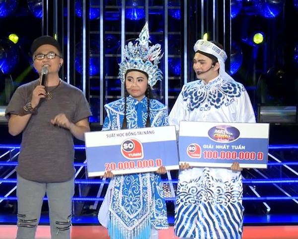 Đây cũng là phần thi giành chiến thắng tuần với tổng điểm 34. Ảnh: Internet