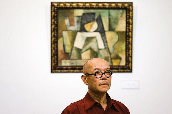 Họa sĩ Thành Chương bất ngờ tố bức tranh ghi tên của họa sĩ Tạ Tỵ là tác phẩm “Trừu tượng” của ông.