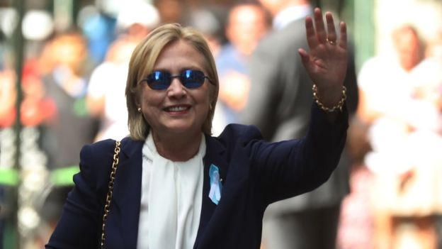 Bà Hillary Clinton khẳng định mình không bị ngất. (Ảnh: AP)