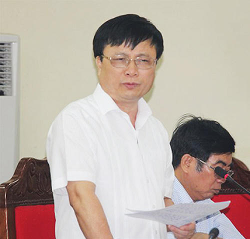 Ông Bùi Đình Long, Bí thư Huyện ủy huyện Nam Đàn, tỉnh Nghệ An.