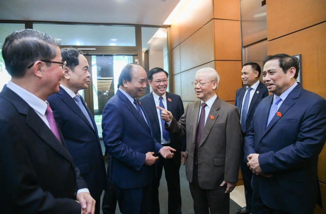 Chùm ảnh: Bên lề phiên khai mạc Kỳ họp thứ 3, Quốc hội khóa XV