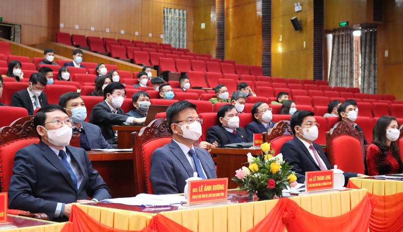 Bộ trưởng Bộ Tư pháp Lê Thành Long, Bí thư tỉnh uỷ tỉnh Bắc Giang Dương Văn Thái, Chủ tịch UBND tỉnh Bắc Giang Lê Ánh Dương cùng lãnh đạo nhiều đơn vị thuộc Bộ Tư pháp và các Sở, ngành của tỉnh Bắc Giang cùng tham dự Hội nghị.