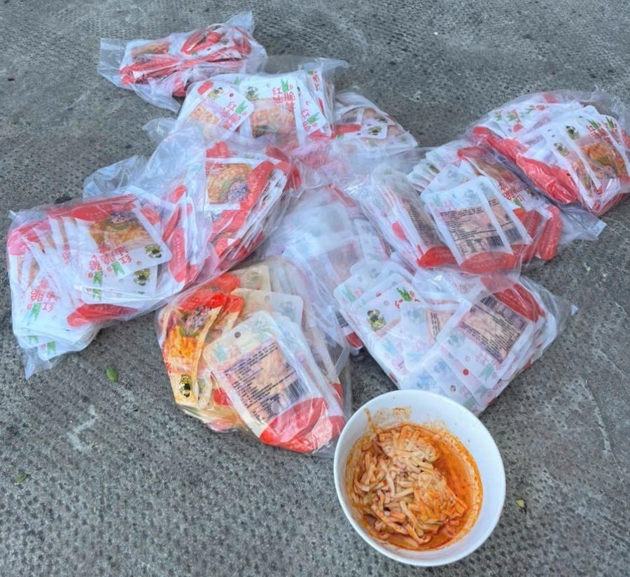 Số lượng lớn măng đã được tẩm ướp - Ảnh Công an Hà Tĩnh.