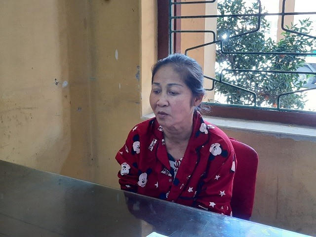 Đối tượng Liên tại cơ quan công an. Ảnh: Công an tỉnh Hải Dương