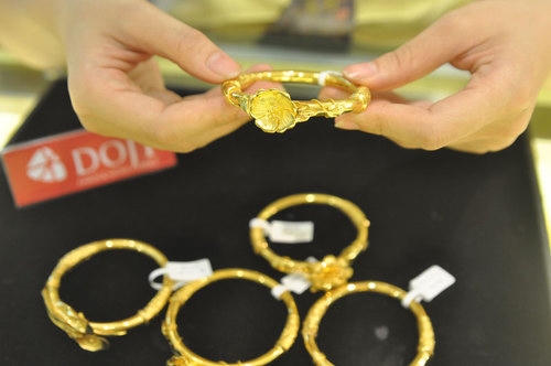 V&agrave;ng tăng v&agrave; vượt mốc tại vị tr&iacute; 34 triệu đồng/lượng (Ảnh Internet)