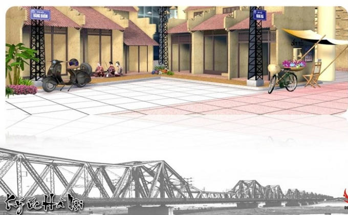 Khu phố cổ Hà Nội xưa (ảnh minh họa)