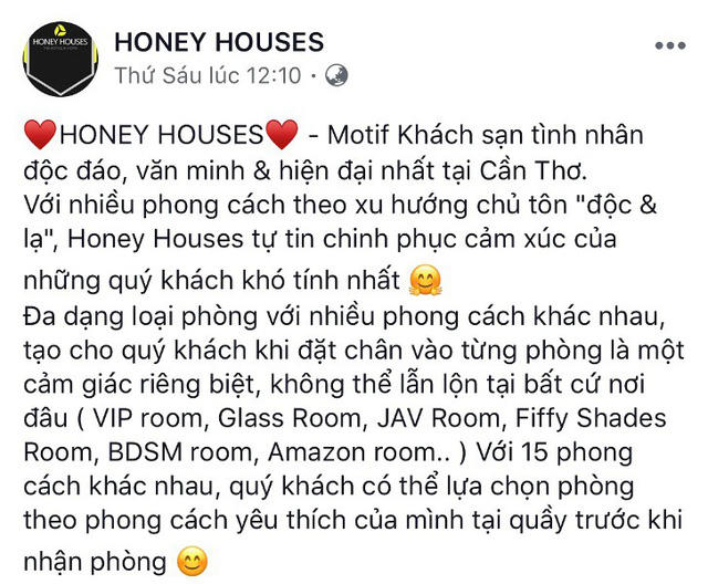 Dòng trạng thái được chủ nhân quảng cáo trên trang FB cá nhân của mình thu hút hàng chục ngàn like, comment, hàng chục ngàn lượt chia sẻ trên Facebook.