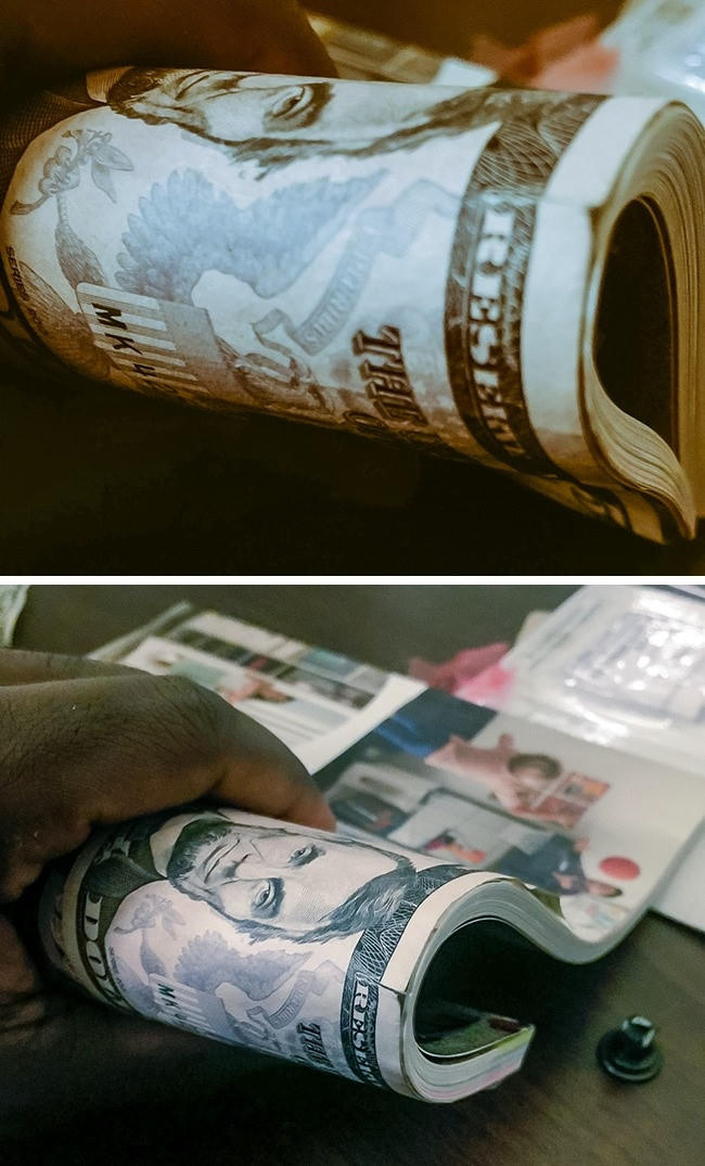 Bí quyết để mọi người tin rằng mình có cả sấp tiền mặt trong tay. Ảnh: AJ.