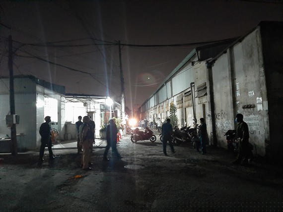 Công an phong toả hiện trường