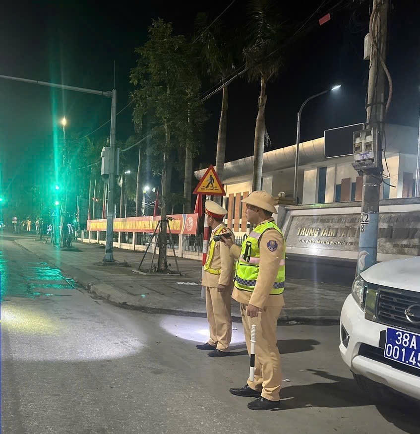 Công an Hà Tĩnh phối hợp truy bắt nghi phạm - Ảnh Công an Hà Tĩnh.